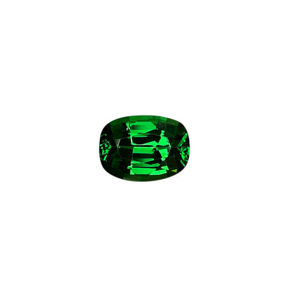 3.28ct Cushion Gem Quality - Fine Intense Green Tsavorite