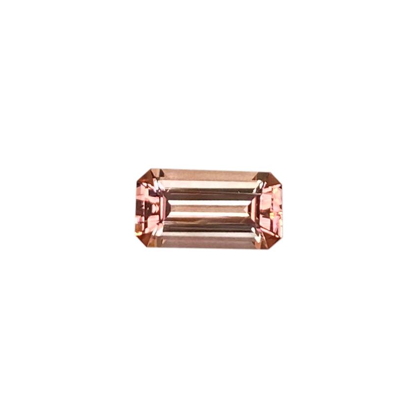 2.42ct Emerald Cut Light Pink Tourmaline
