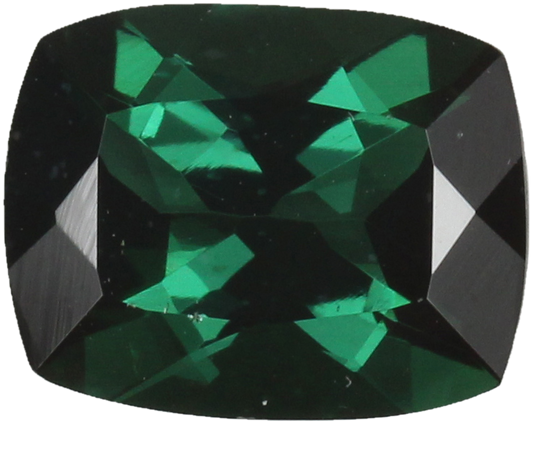 2.27ct Cushion Deep Blue-Green Tourmaline