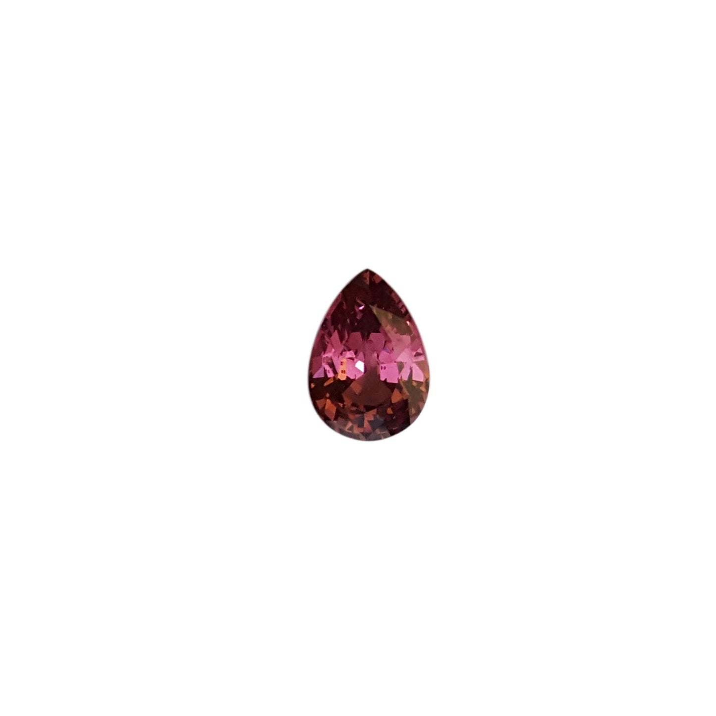 3.34ct Pear Shape Malaya Garnet