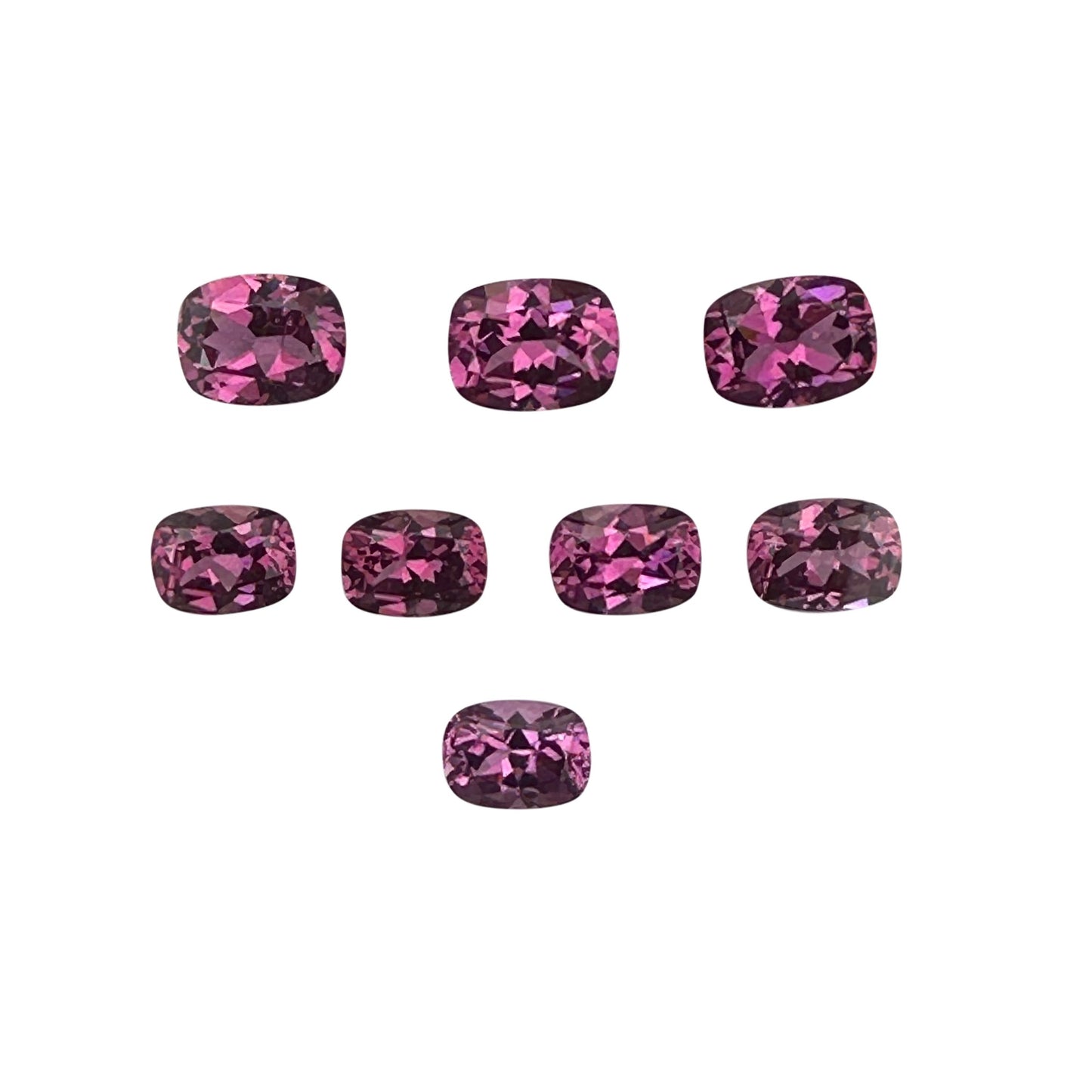 8x6mm Cushion Magenta Garnet