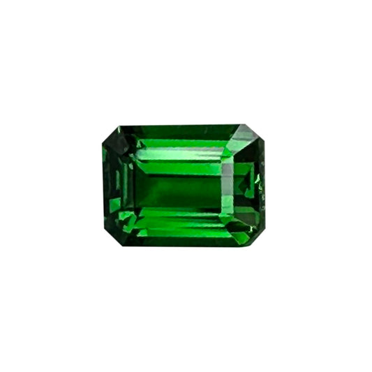 2.25ct Emerald Cut Fine Intense Green Tsavorite