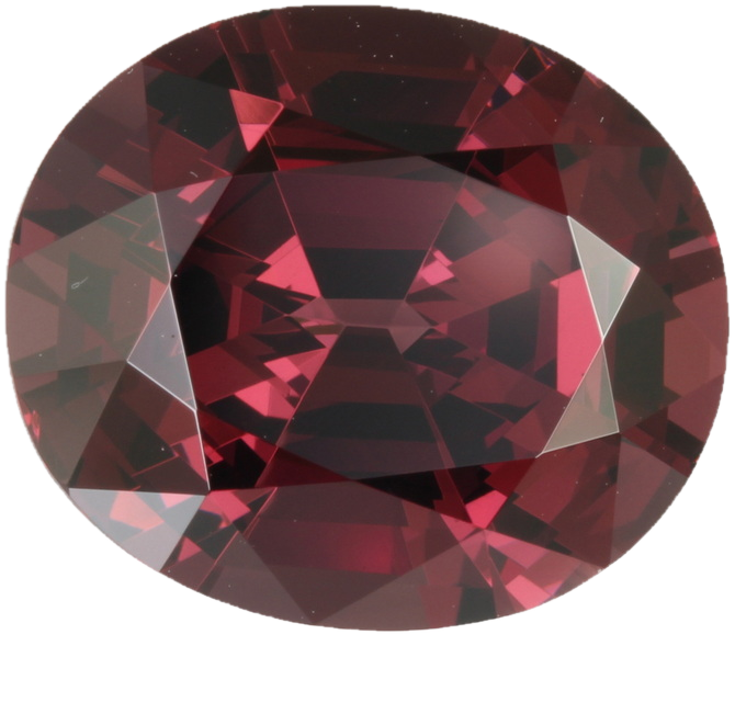 11.88ct Oval AAA Color Rhodolite