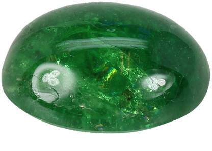 9.95ct Oval Cab Bright Green Tsavorite