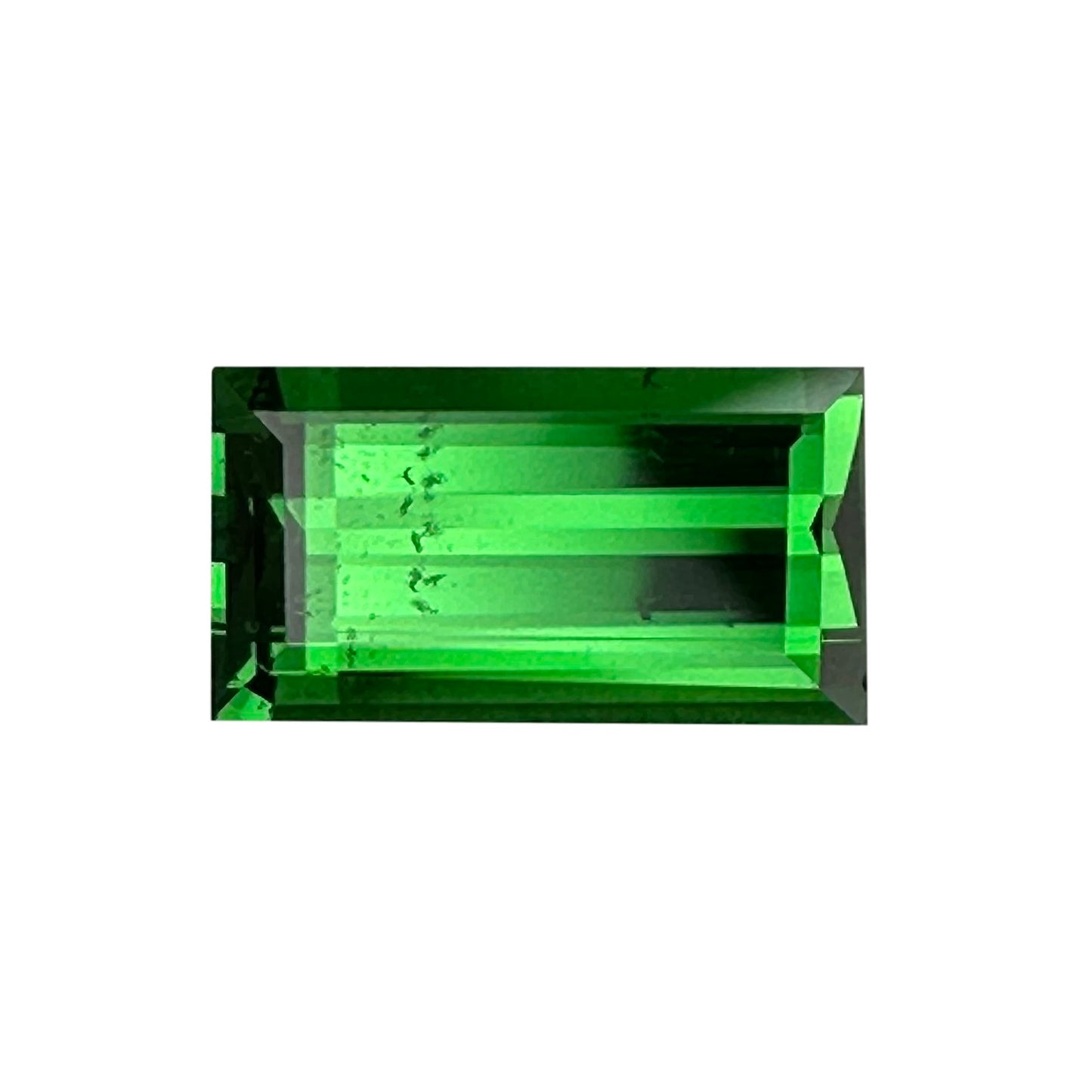 2.16ct Baguette Fine Intense Green Tsavorite