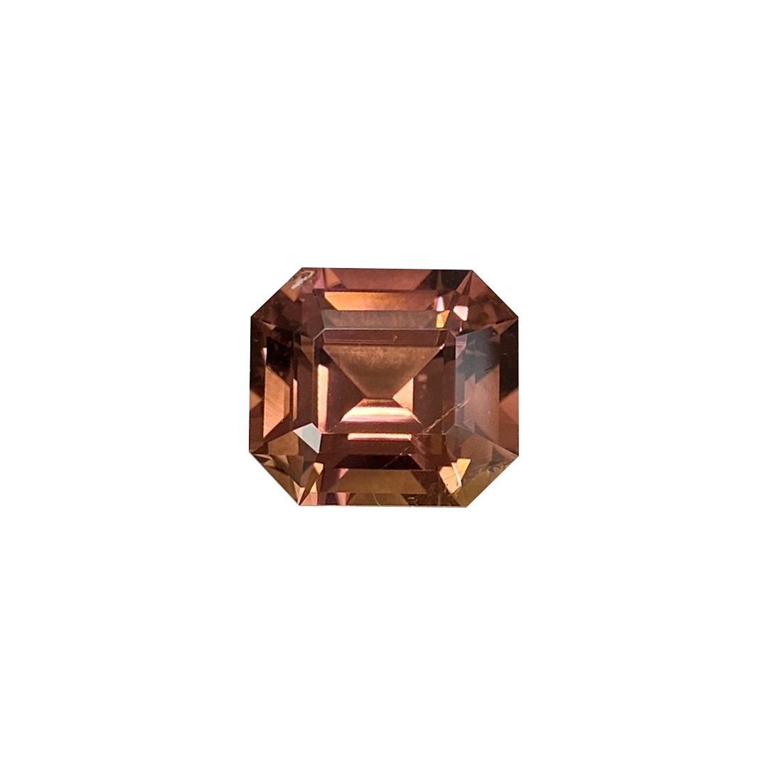 4.69ct Emerald Cut Pink Tourmaline