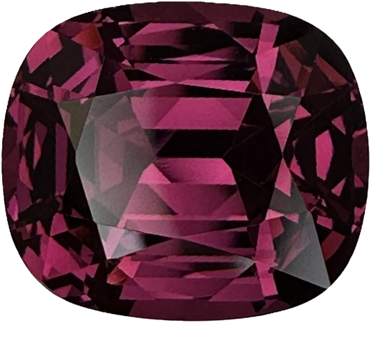 10.91ct Cushion Medium Pink Rhodolite