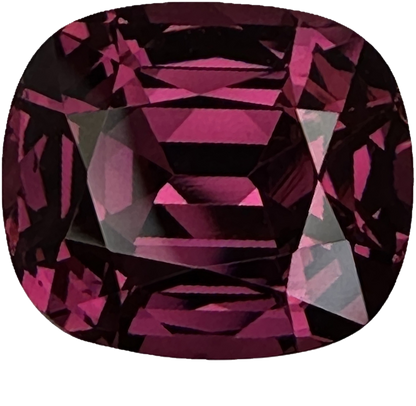 10.91ct Cushion Medium Pink Rhodolite