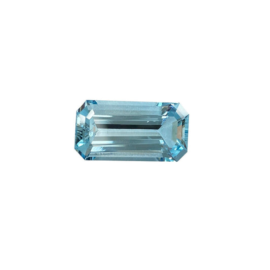 18.11ct Emerald Cut A Color Aquamarine