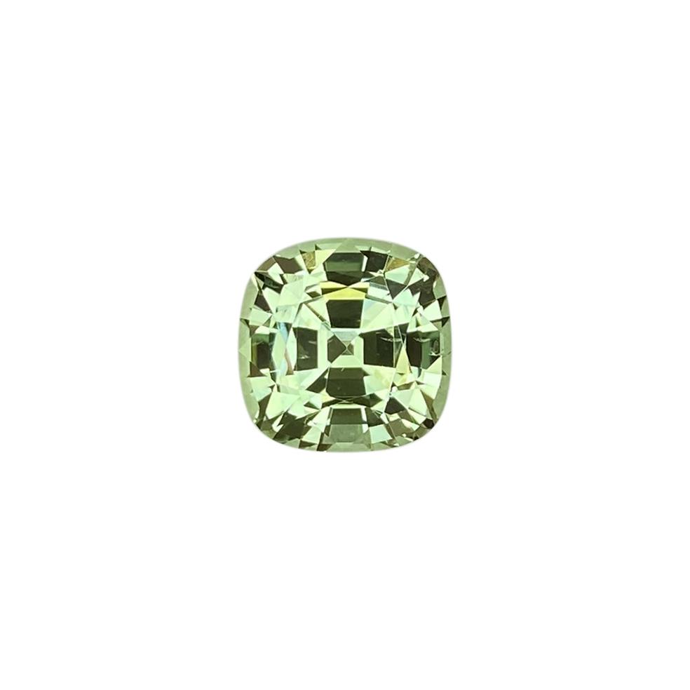 3.09ct Cushion Mint Garnet