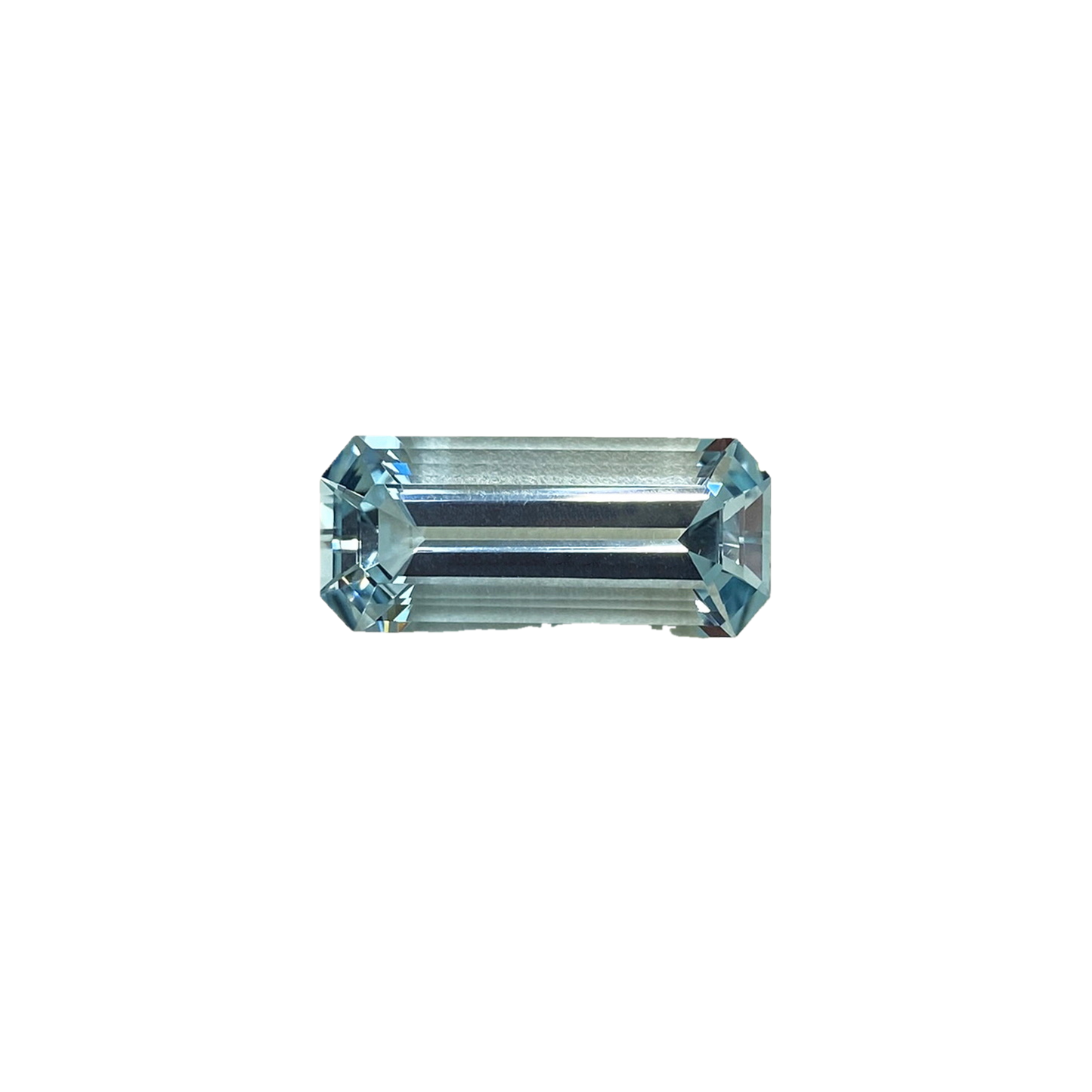 14.44ct Emerald Cut A Color Aquamarine