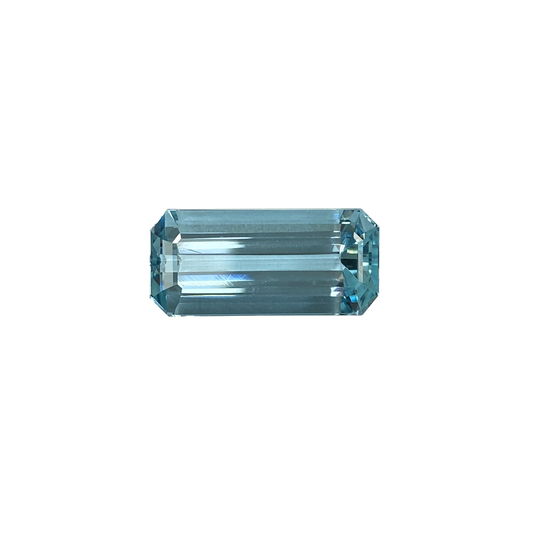 24.22ct Emerald Cut AA Color Aquamarine