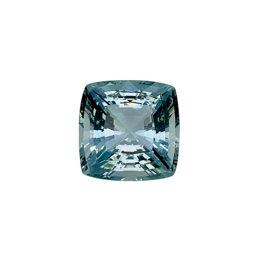 38.28ct Cushion Seafoam Beryl Pair