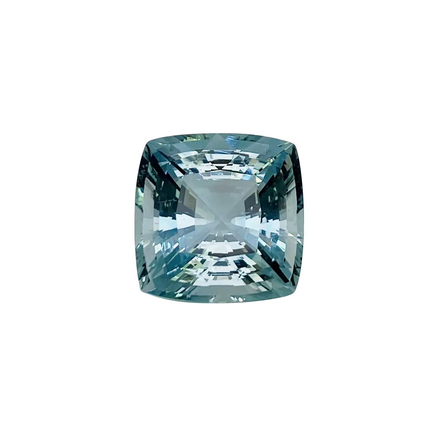 38.28ct Cushion Seafoam Beryl Pair
