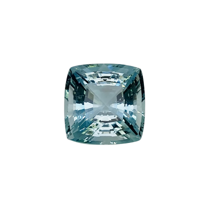 38.28ct Cushion Seafoam Beryl Pair