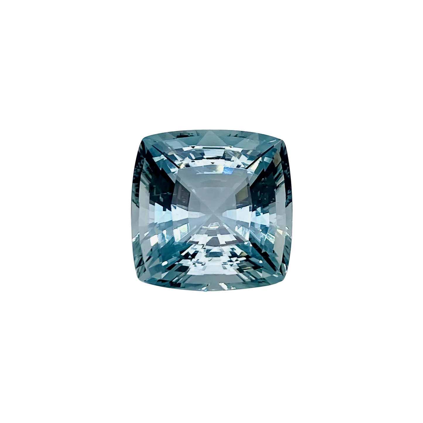 38.28ct Cushion Seafoam Beryl Pair