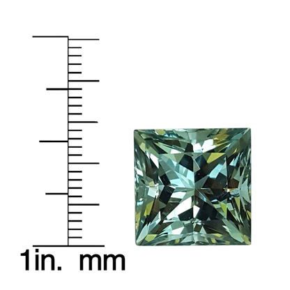 15.52ct Princess Cut Seafoam Beryl