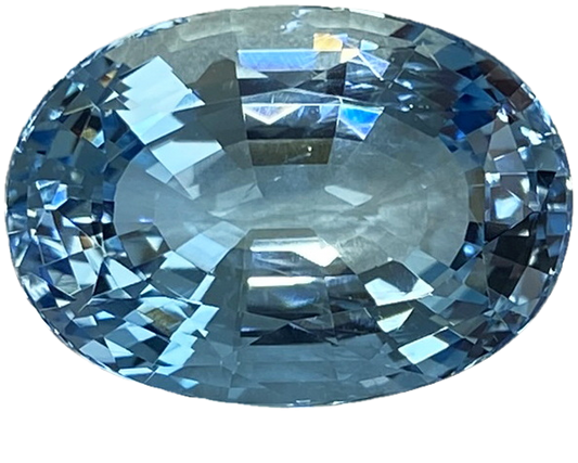 13.99ct Oval AA Color Aquamarine