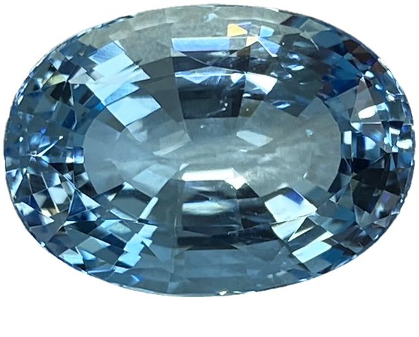 13.99ct Oval AA Color Aquamarine