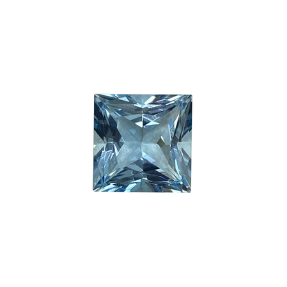 8.23ct Princess Cut AA Color Aquamarine