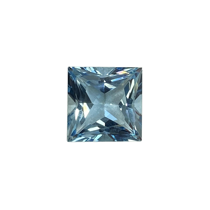 8.23ct Princess Cut AA Color Aquamarine