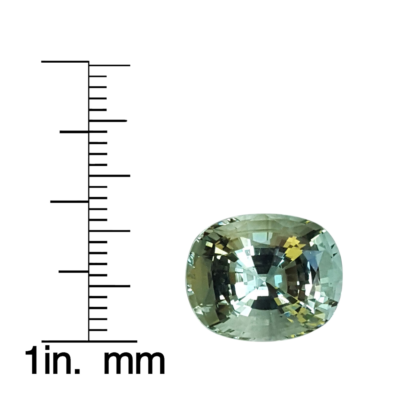 8.17ct Cushion A Color Aquamarine