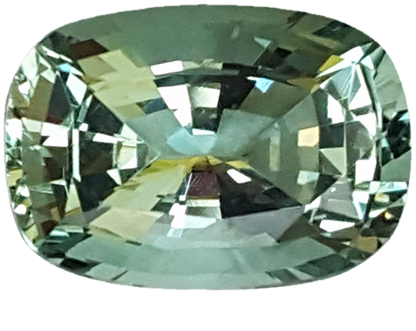 14.1x10mm Cushion AA Color Aquamarine