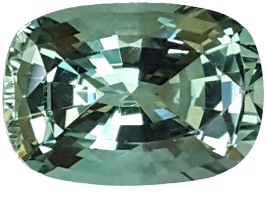14.1x10mm Cushion AA Color Aquamarine