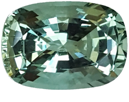 14.1x10mm Cushion AA Color Aquamarine