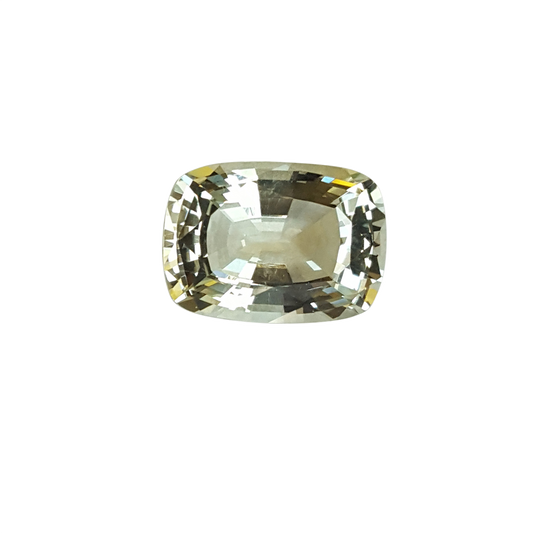 7.38ct Cushion White Aquamarine