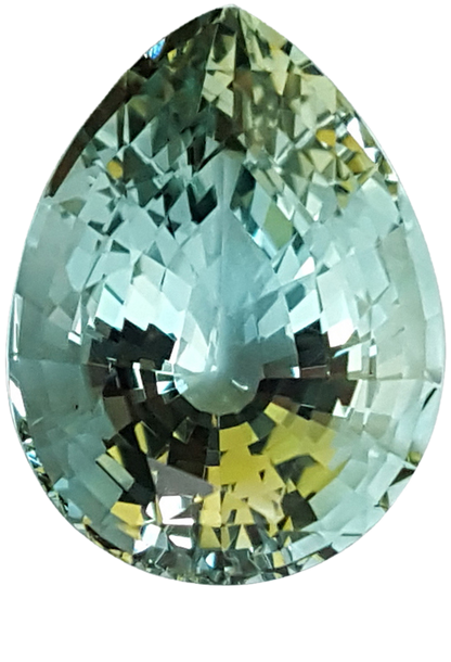 18.4x13.9mm Pear Shape Aquamarine