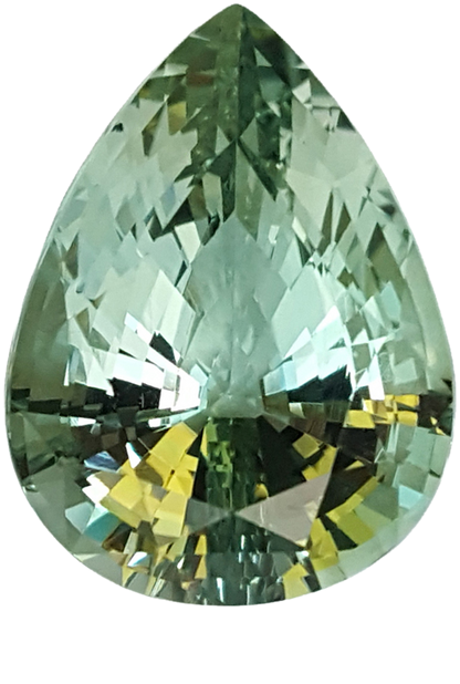 22.5x16.8mm Pear Shape Unheated Aquamarine