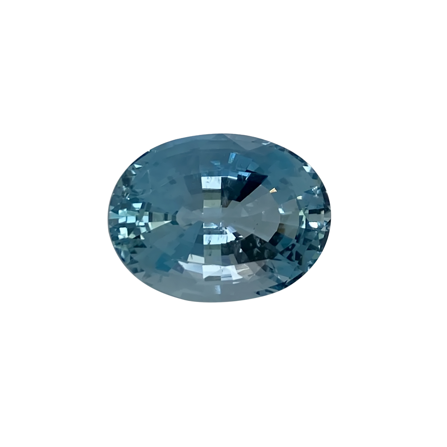 22ct Oval Unheated Aquamarine
