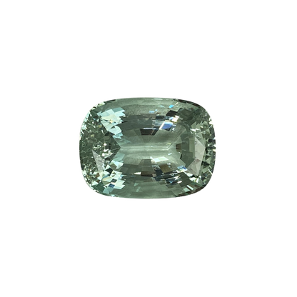35.83ct Cushion Green Aquamarine