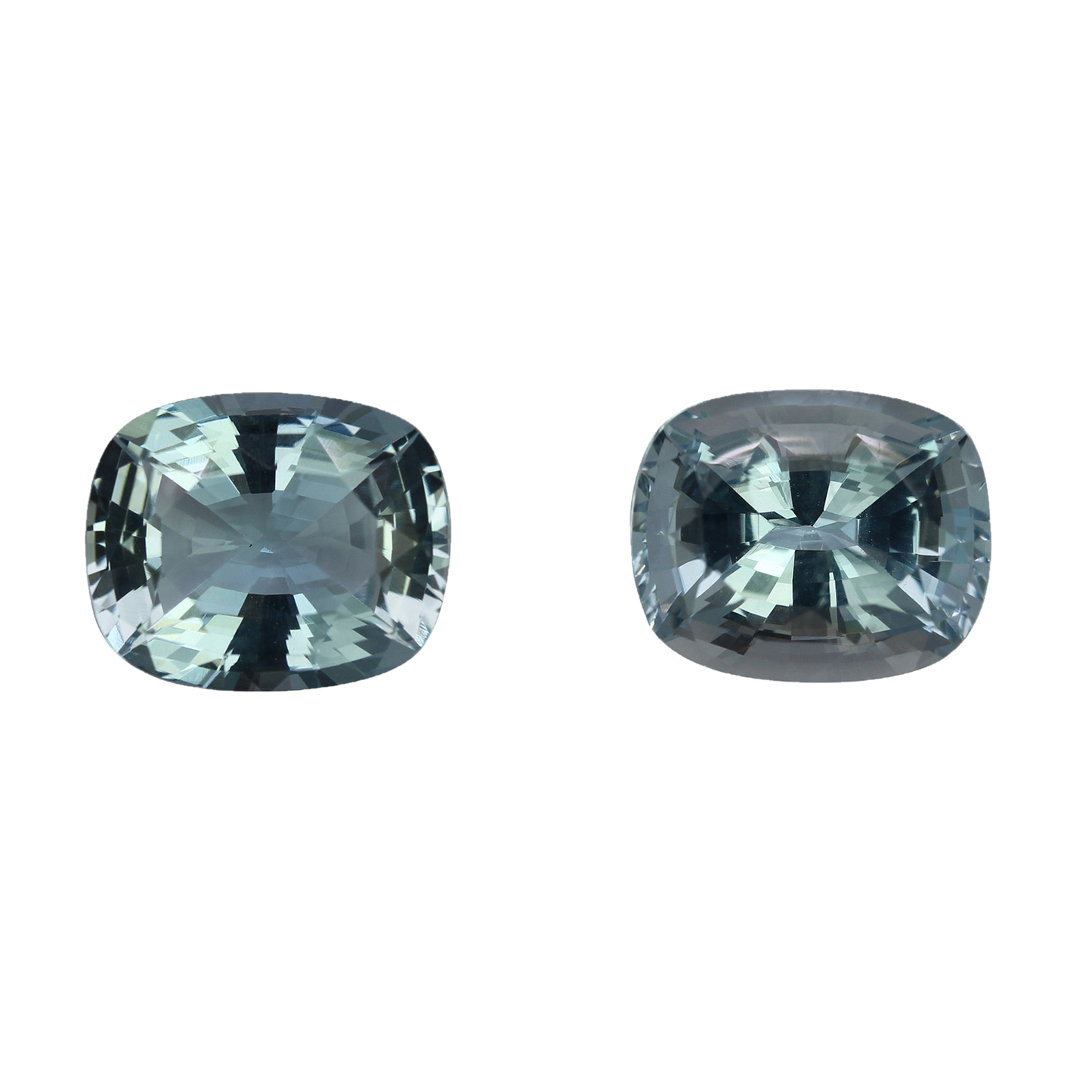 12x10mm Cushion A Color Aquamarine