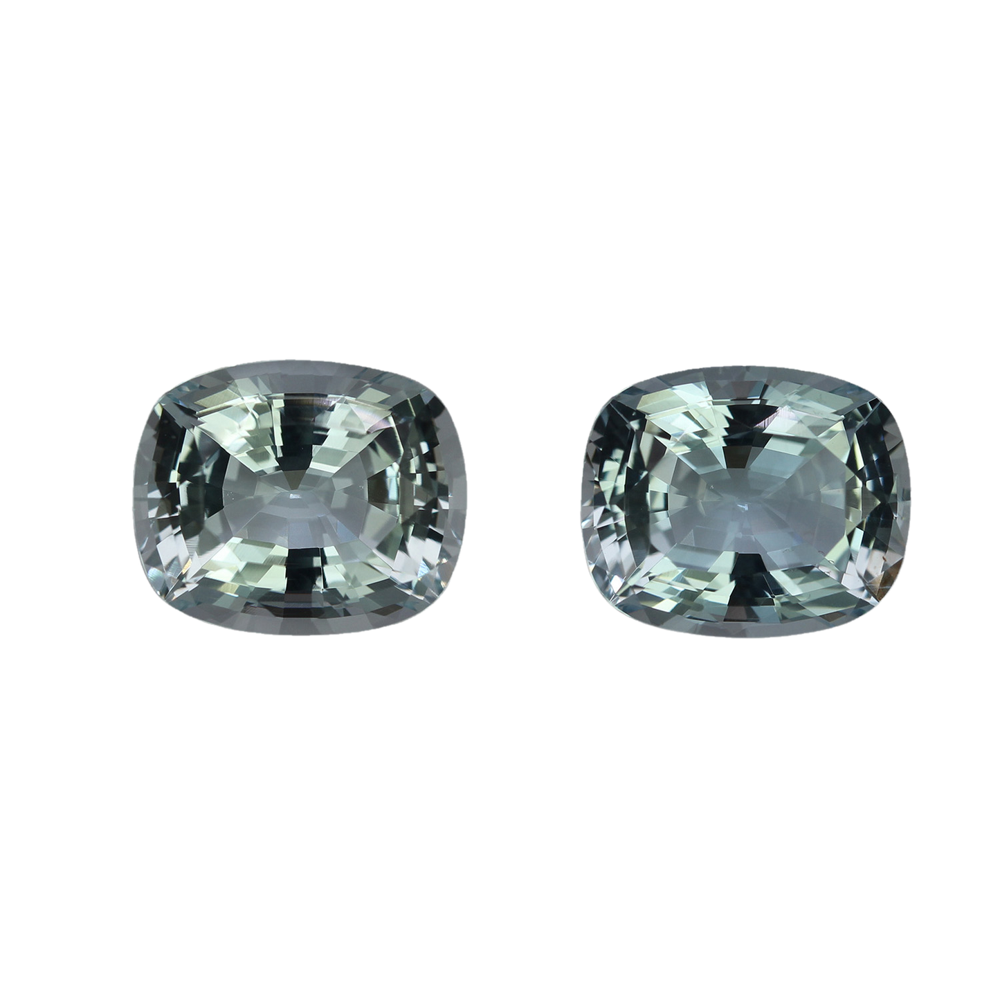 12x10mm Cushion A Color Aquamarine