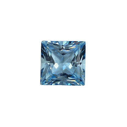 21.71ct Princess Cut AAA Color Aquamarine