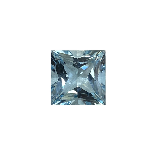 13.75ct Princess Cut AA Color Aquamarine