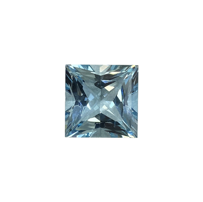 13.75ct Princess Cut AA Color Aquamarine