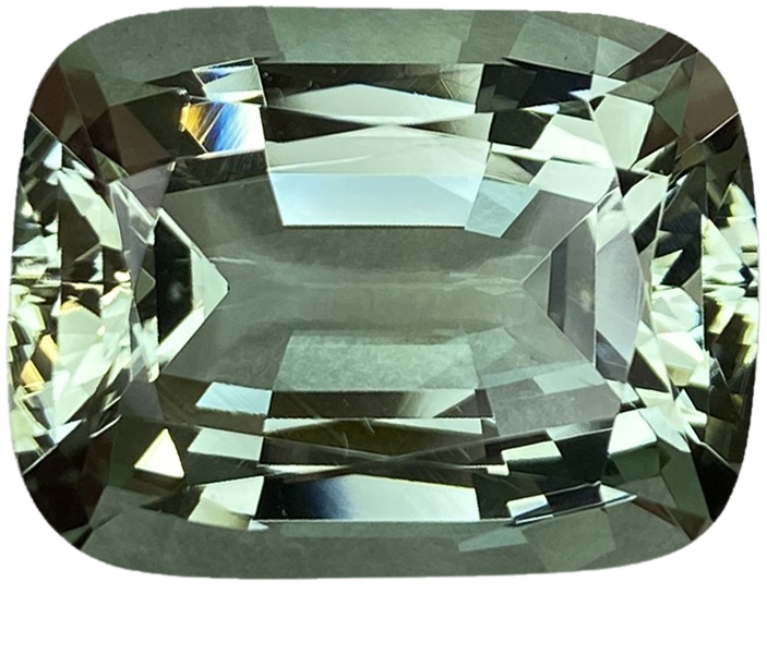 24.05ct Cushion Green Aquamarine