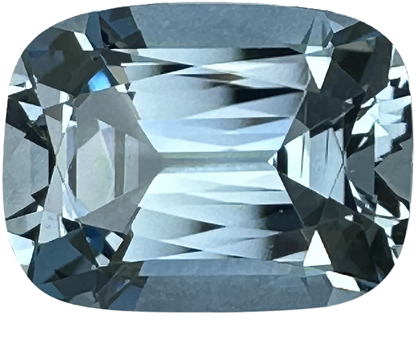 3.78ct Cushion A Color Aquamarine