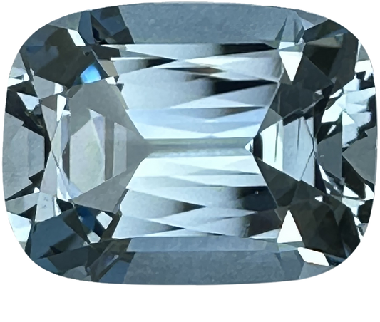 3.78ct Cushion A Color Aquamarine