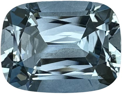 3.78ct Cushion A Color Aquamarine