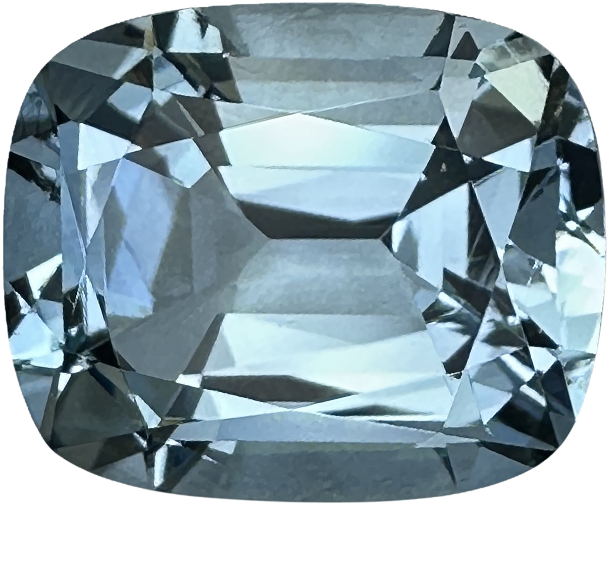 6.04ct Cushion AA Color Aquamarine
