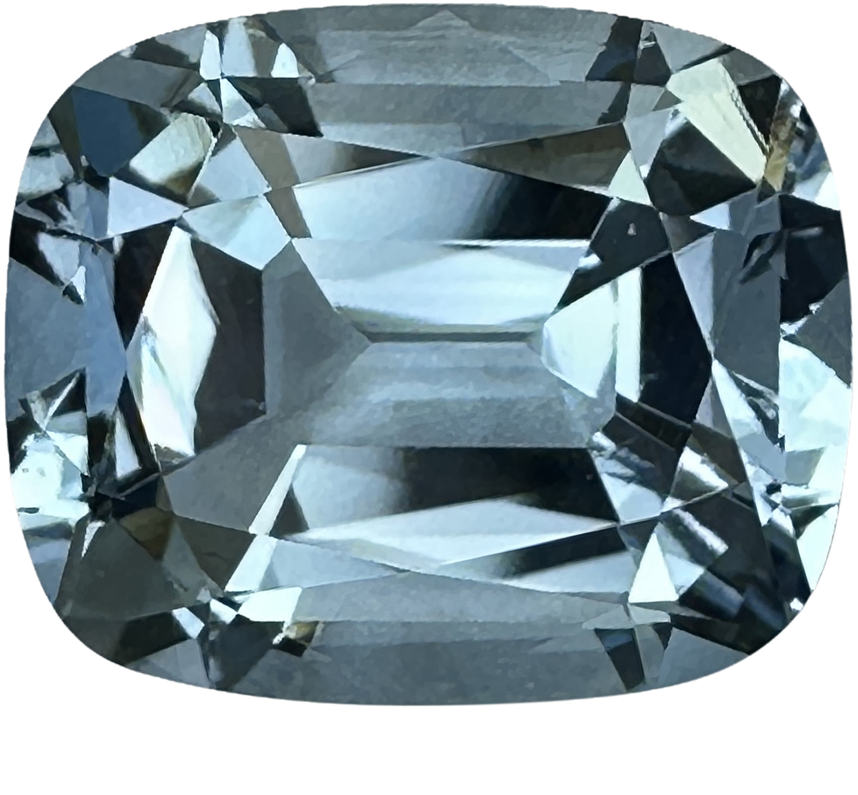 6.04ct Cushion AA Color Aquamarine