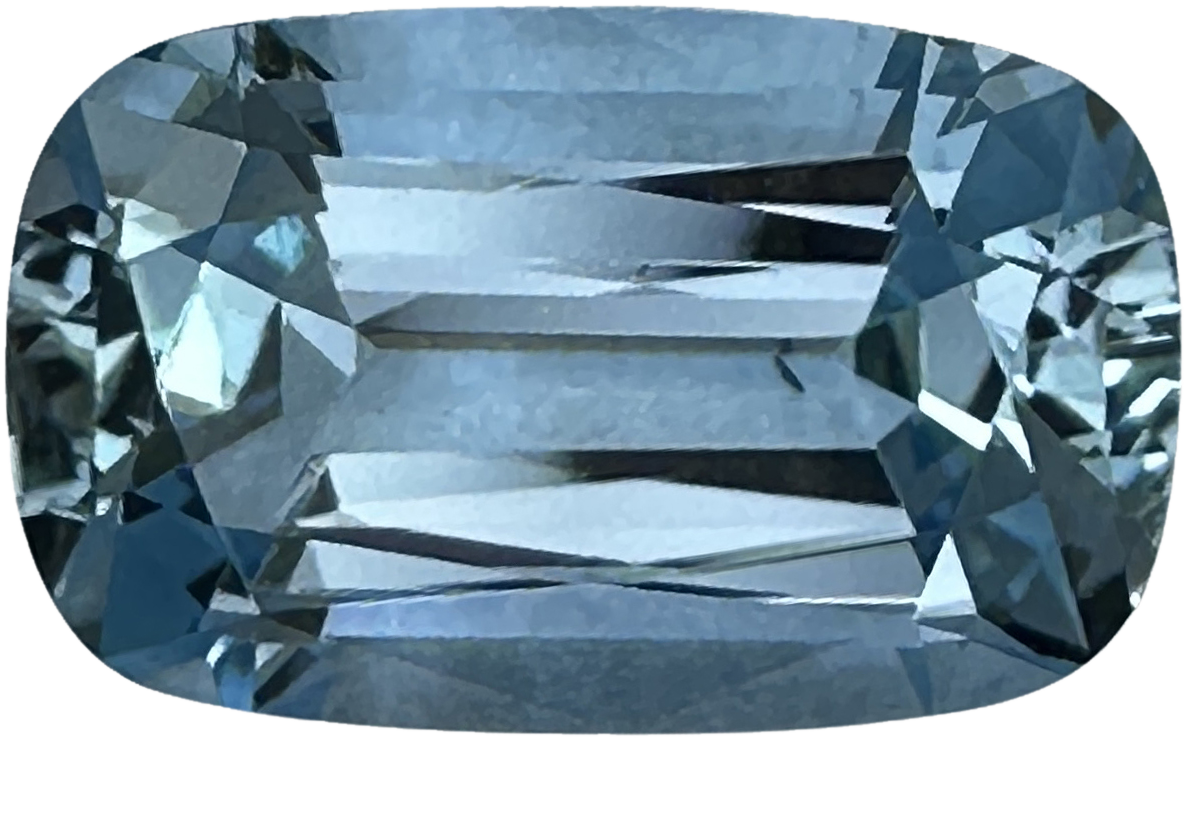 6.09ct Cushion AAA Color Aquamarine