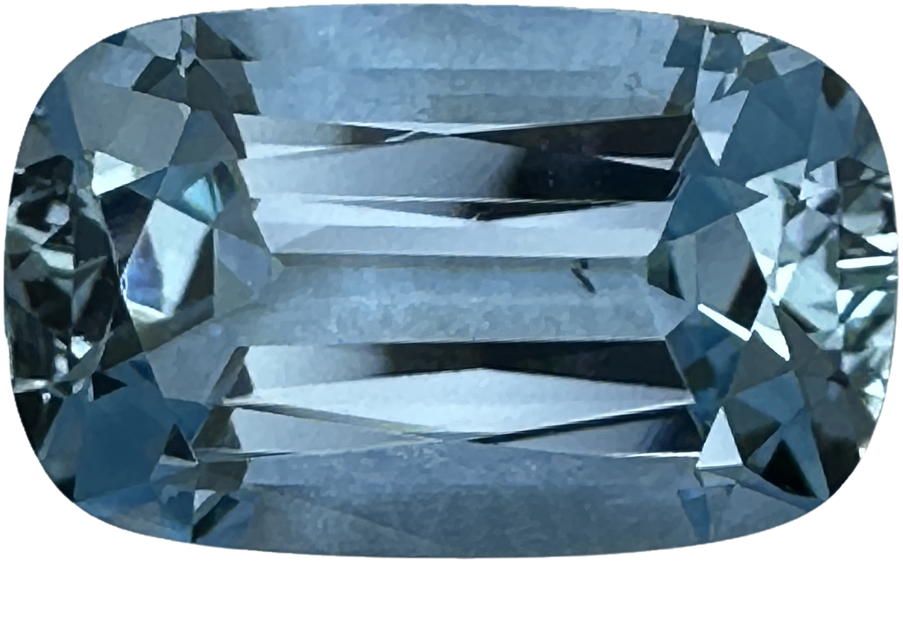 6.09ct Cushion AAA Color Aquamarine