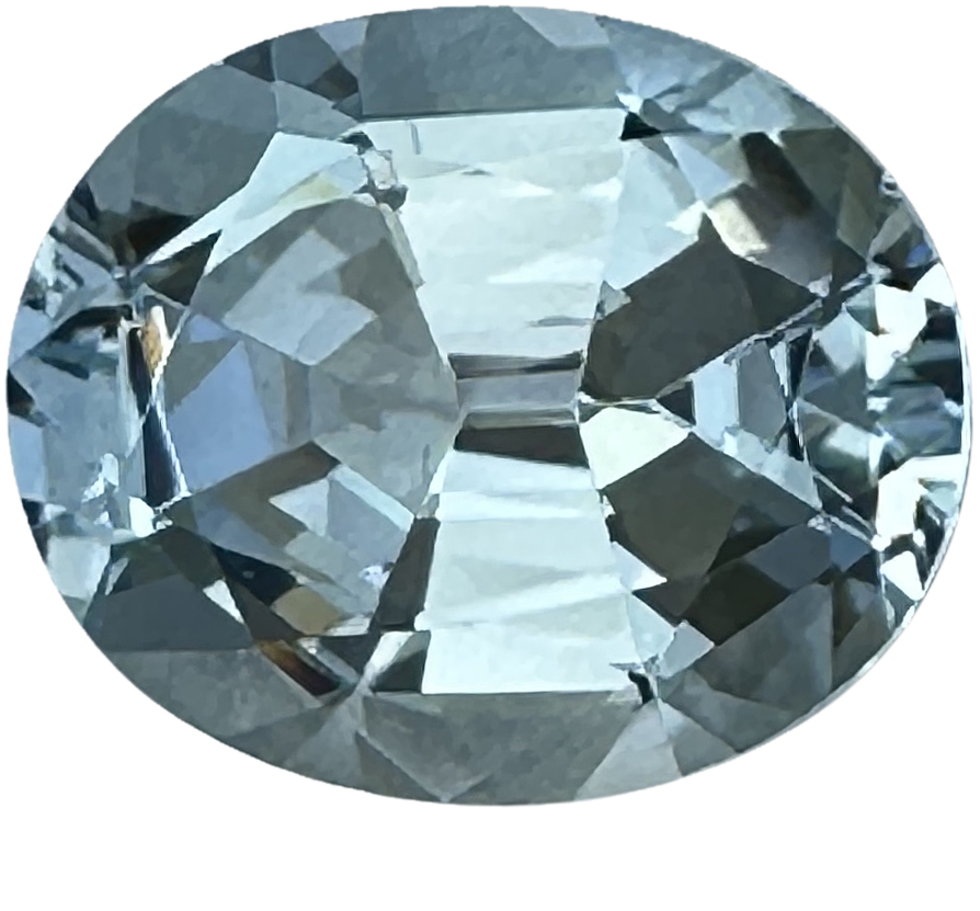 11x9mm Oval AA Color Aquamarine