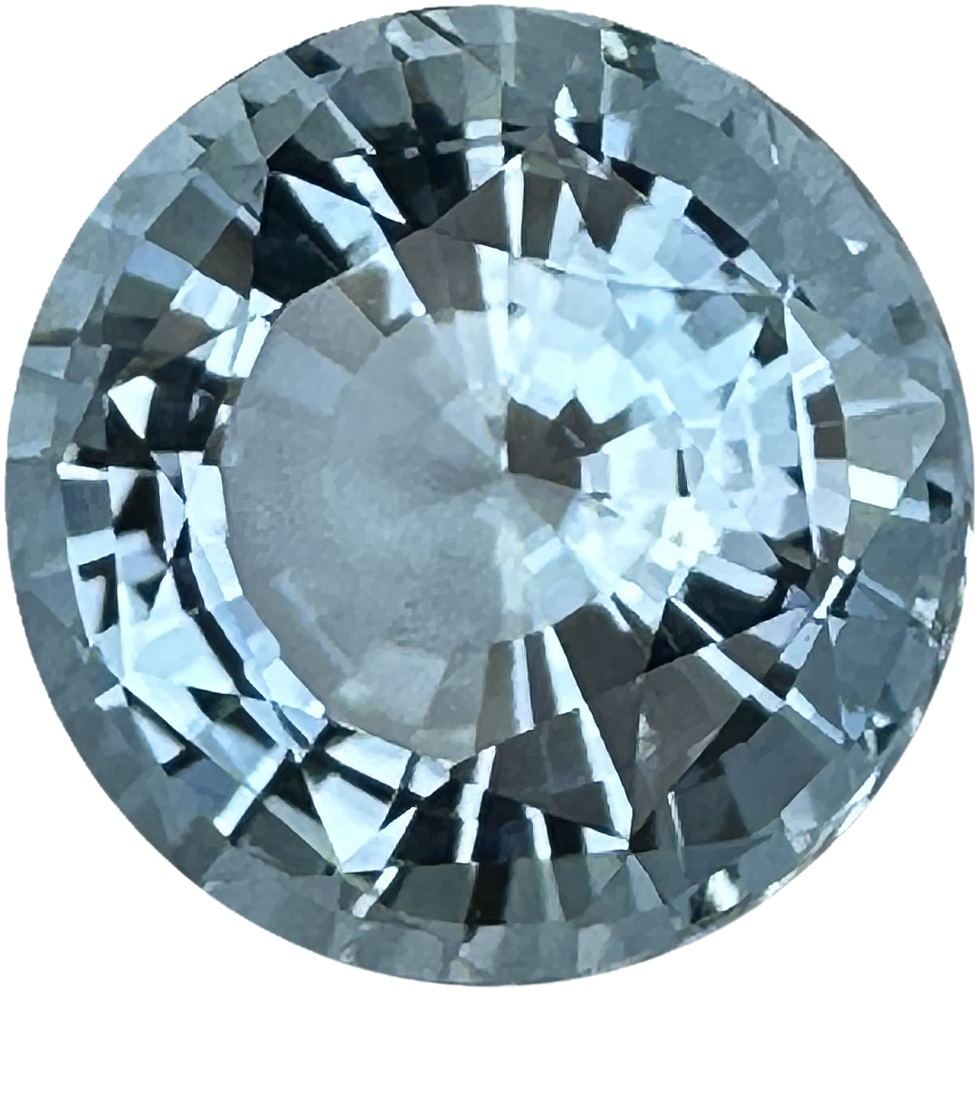 11mm Round Aquamarine
