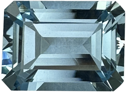 11x8mm Emerald Cut AA Color Aquamarine